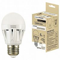 Лампа Народная светодиодная НЛ-LED-A60 5 Вт-4000 К-Е27 (60х105) |  код. SQ0340-0101 |  TDM